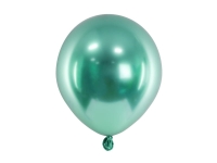 Balon  metalizowany 12 cm,  zielony
