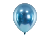 Balon  metalizowany 30 cm, niebieski