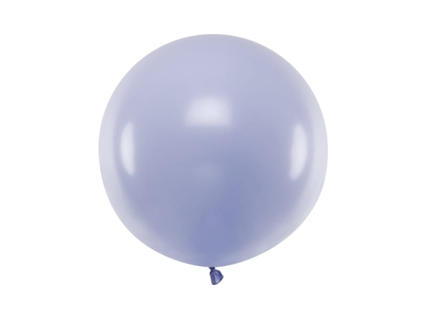 Okrągły balon, liliowy, 60 cm- SweetPrint.pl