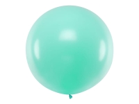 Balon okrągły 1m, pastelowy miętowy 