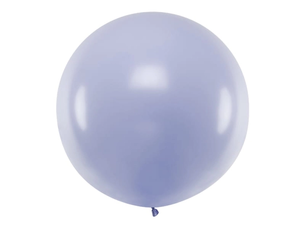 Okrągły balon, liliowy, 1m- SweetPrint.pl