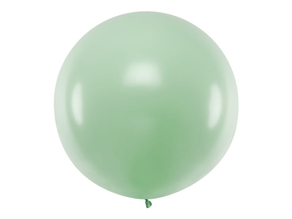 Okrągły balon, leśny zielony, 1m- SweetPrint.pl