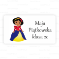 Naklejki z księżniczką - na książki i zeszyty- SweetPrint.pl