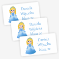 Naklejki z księżniczką - na książki i zeszyty- SweetPrint.pl