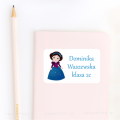 Naklejki z księżniczką - na książki i zeszyty- SweetPrint.pl
