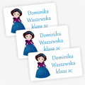 Naklejki z księżniczką - na książki i zeszyty- SweetPrint.pl