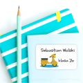 Naklejki z skuterem- na książki i zeszyty- SweetPrint.pl