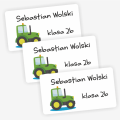 Naklejki z traktorem- na książki i zeszyty- SweetPrint.pl