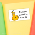 Naklejki z żyrafą - naklejki dla dzieci na książki i zeszyty- SweetPrint.pl