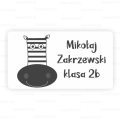 Naklejki z zebrą - naklejki dla dzieci na książki i zeszyty- SweetPrint.pl