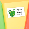 Naklejki z żabą - naklejki dla dzieci na książki i zeszyty- SweetPrint.pl