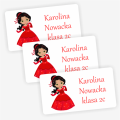 Naklejki z księżniczką - na książki i zeszyty- SweetPrint.pl