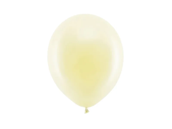 Balon pastelowy - kremowy, 23 cm- SweetPrint.pl