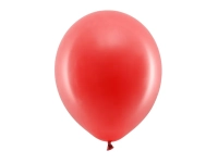 Balon RAINBOW 30 cm pastelowy - czerwony 