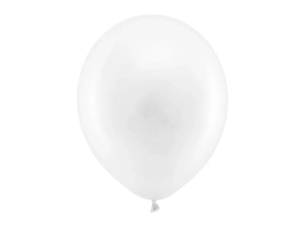 Balon pastelowy - biały, 30 cm- SweetPrint.pl