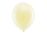 Balon RAINBOW 30 cm pastelowy - kremowy 