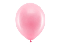 Balon RAINBOW 30 cm pastelowy - różowy 