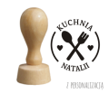 personalizowany stempel kuchenny