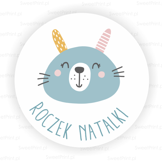 personaliozwane naklejki dla dzieci - idalne na roczek, urodziny, baby shower i inne okazje