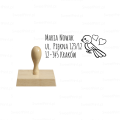 personalizowany stempel adresowy