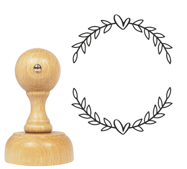 Stempel z wiankiem - SweetPrint.pl