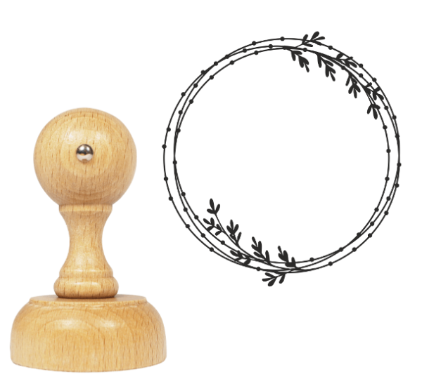 Stempel z wiankiem - SweetPrint.pl