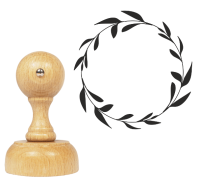 Stempel / pieczątka z wiankiem