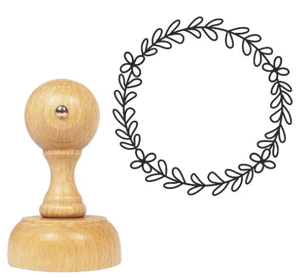 Stempel z wiankiem - SweetPrint.pl