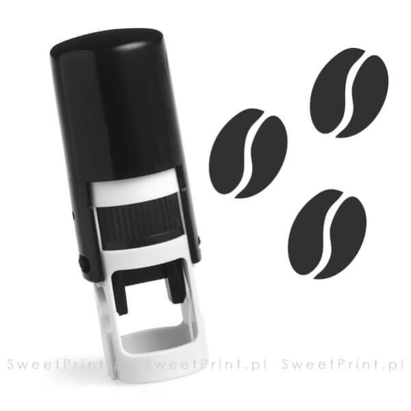 gotowa pieczątka mini - okrągła - automat - na karty lojalnościowe i stałego klienta - SweetPrint.pl