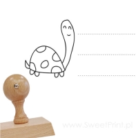 Stempel dla dziecka - do książek i zeszytów -  ŻÓŁW