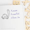 stempel / pieczątka ŻÓŁW - stempel szkolny - SweetPrint.pl