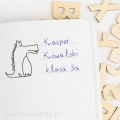 stempel / pieczątka z krokodylem - stempel szkolny - SweetPrint.pl