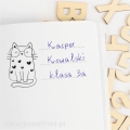stempel / pieczątka KOTEK  - stempel szkolny - SweetPrint.pl