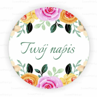 Personalizowane naklejki LETNI OGRÓD 