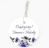 Zawieszki / etykietki ślubne LETNI OGRÓD