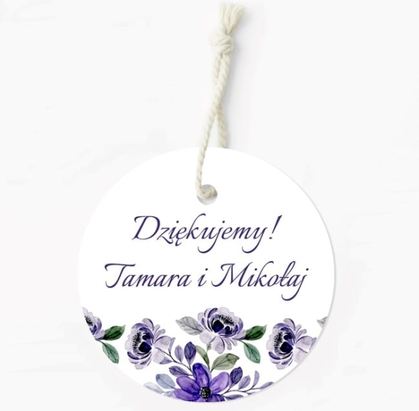 zawieszki ślubne - etykietki na alkohol weselny - personalizowane zawieszki - SweetPrint.pl