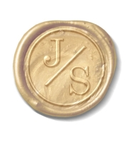 Stempel / pieczęć do laku i wosku INICJAŁY