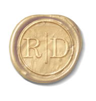 Stempel / pieczęć do laku i wosku INICJAŁY