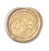 Stempel / pieczęć do laku i wosku INICJAŁY