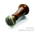 Pieczęć lakowa personalizowana - stempel do laku  35mm - SweetPrint.pl
