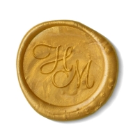 Stempel / pieczęć do laku i wosku INICJAŁY