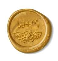 Stempel / pieczęć do laku i wosku KWIATEK