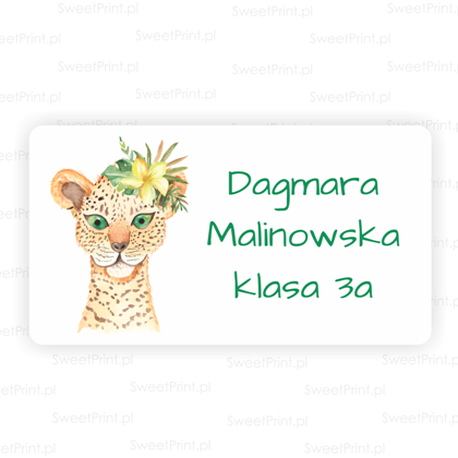 naklejki szkolne na zeszyty, personalizowane - SweetPrint.pl