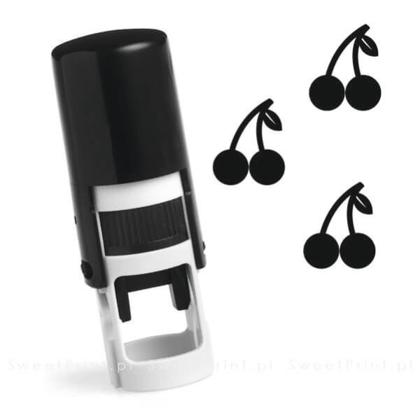 Mini pieczątka automatyczna, printer okrągły - do kart stałego klienta, kart lojalnościowych, karnetów - SweetPrint.pl