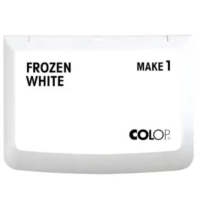 Tusz do pieczątek  BIAŁY / 9x5 cm / poduszka do stempli