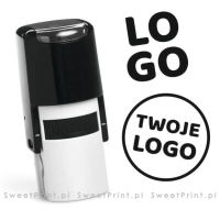 Pieczątka automatyczna z logo - różne rozmiary OKRĄGŁE LOGO