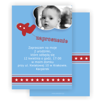 Zaproszenia na urodziny -  SAMOLOCIK
