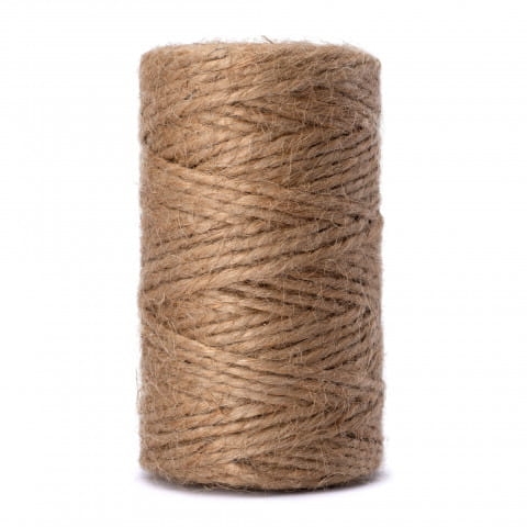 Naturalny sznurek jutowy 2mm, duża szpulka 100g - SweetPrint.pl