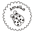 personalizowany stempel z biedronką