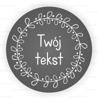 Personalizowane naklejki BLACK & WHITE